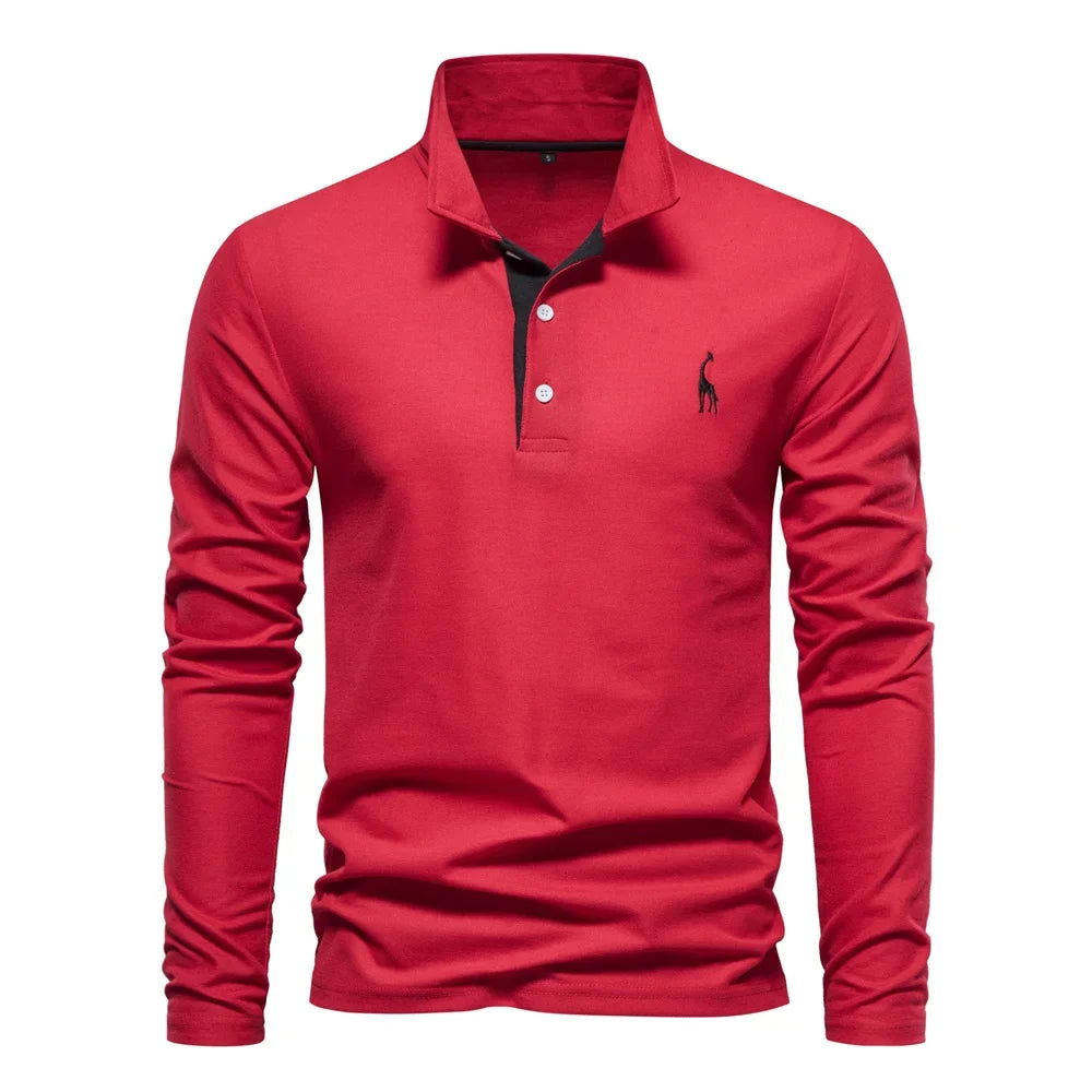 Philippe™ | Polo Décontracté à Manches Longues