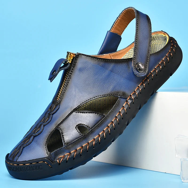 Louis™ | Mocassins d'Été en Cuir de Luxe – Confort & Soutien