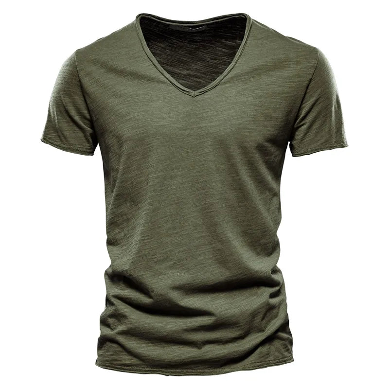 Jean™ | T-shirt d'Été en Coton à Col Rond