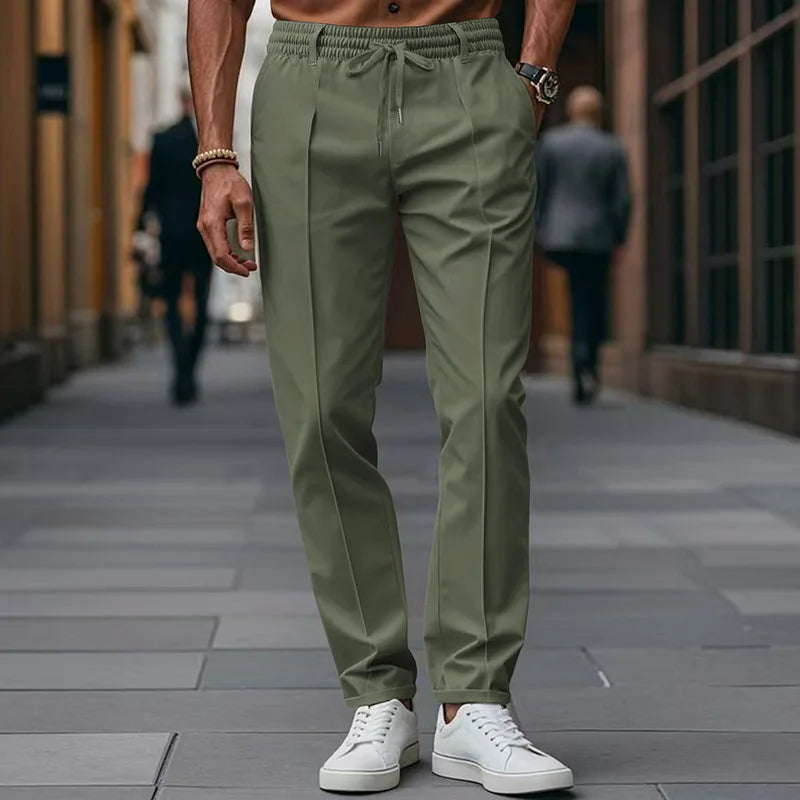 Jean et Marcel™ | Pantalon Homme Slim Fit – Coupe Droite Élégante