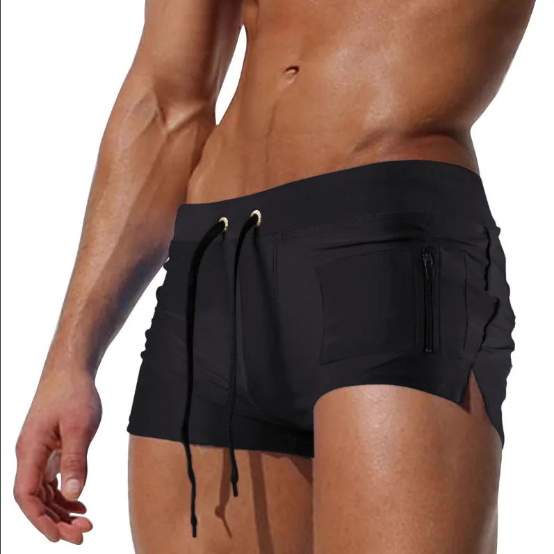 Louis™ | Short de Bain Homme à Poches Zippées