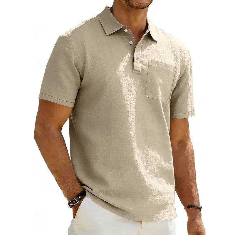 Laurent™ | Polo en Lin Intemporelle
