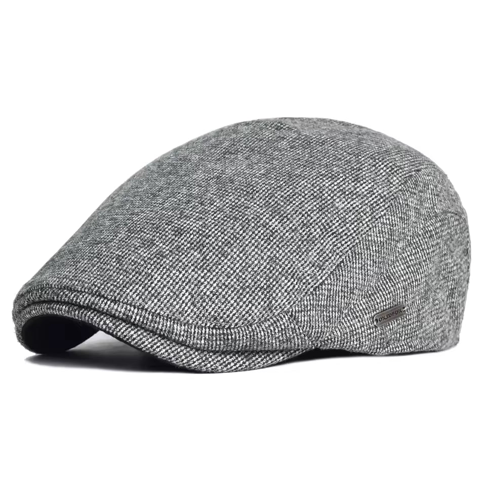 Casquette Plate Héritage en Laine Épaisse
