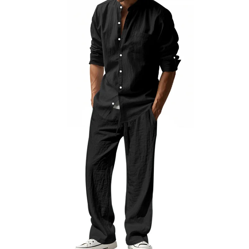 Jean™ | Ensemble Homme en Coton – Élégant & Respirant