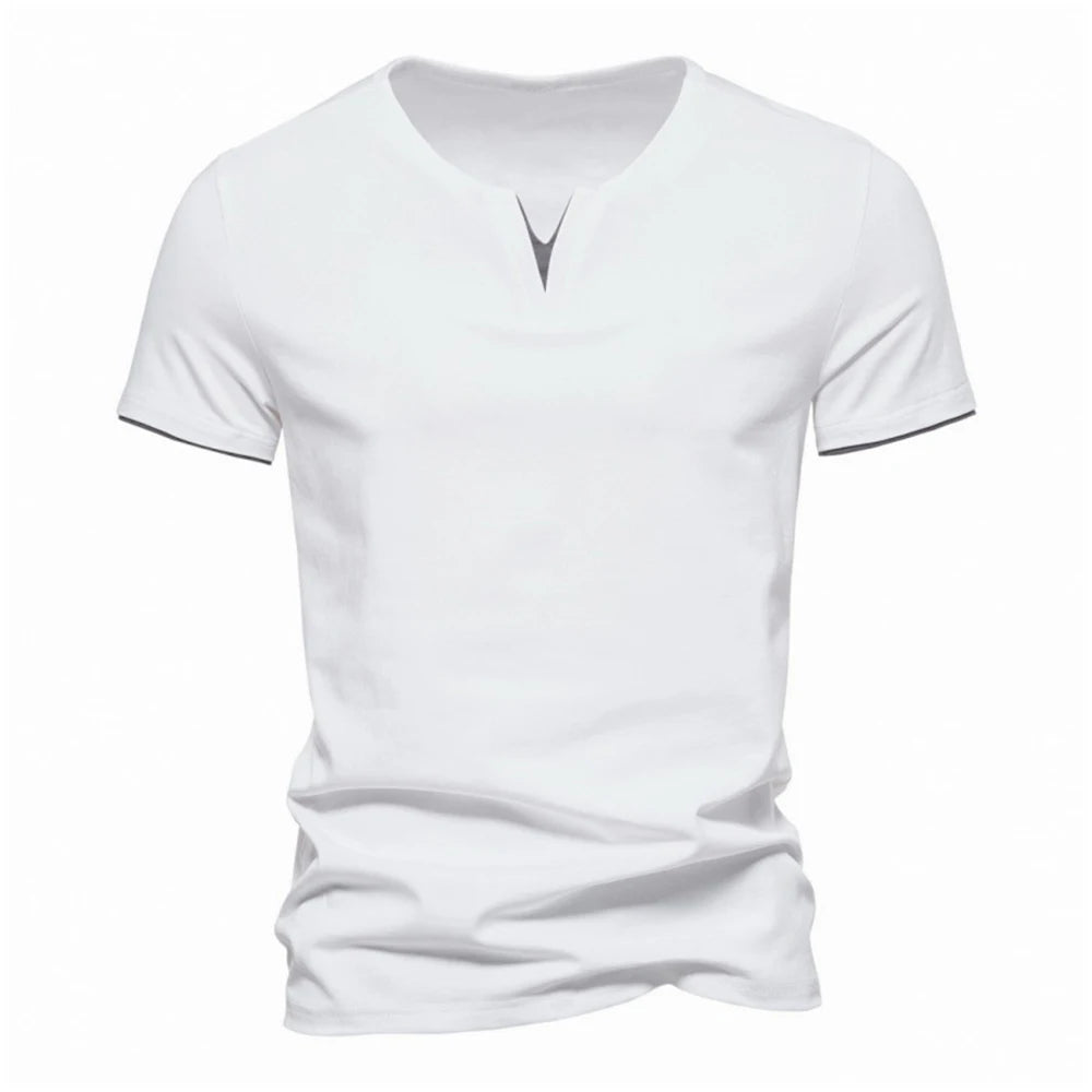 Jean et Marcel™ | T-shirt d'Été Homme à Col en V