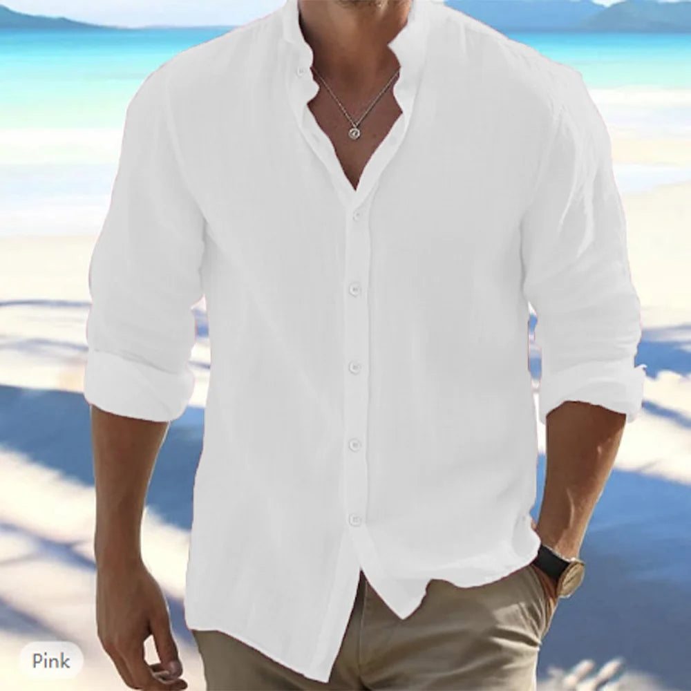 Jean™ | Chemise Homme Élégante et Respirante à Manches Longues