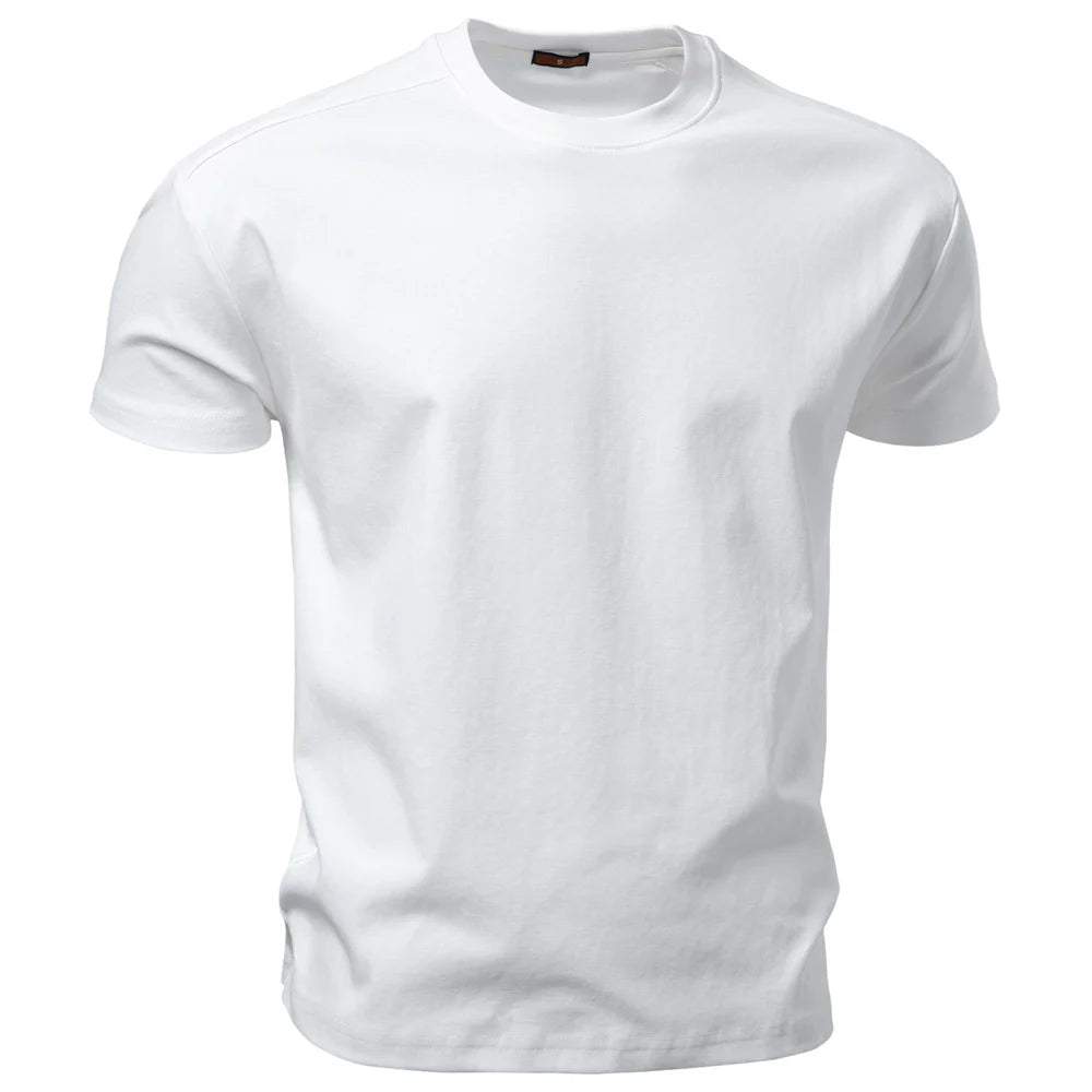 Jean™ | T-shirt en coton premium à col rond