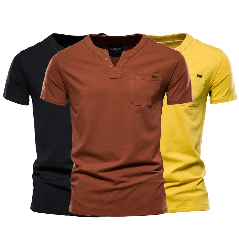 Marcel™ | T-Shirt Henley Vintage pour Homme