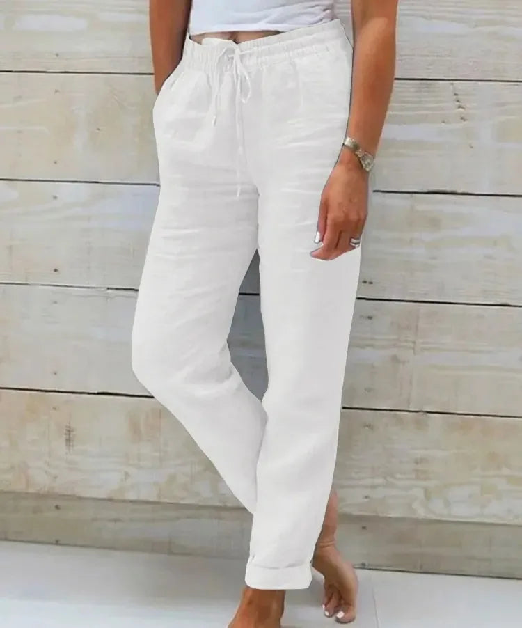 Élise™ | Pantalon Femme Confort en Coton