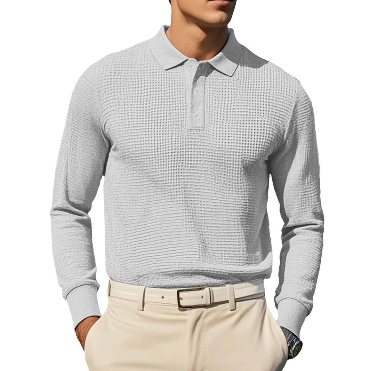 Laurent™ | Polo Élégant à Manches Longues