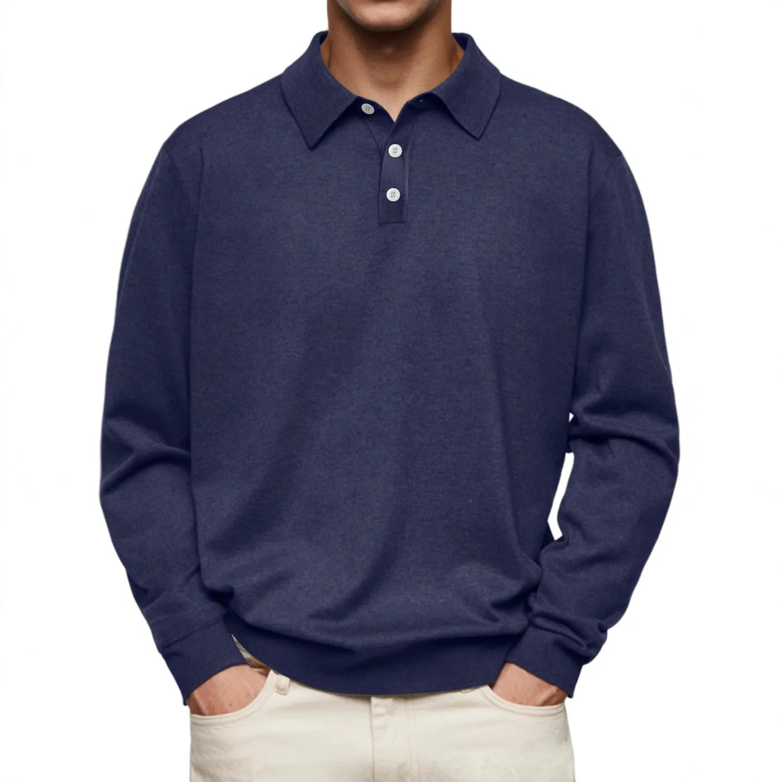 Marcel™ | Polo Casual à Manches Longues