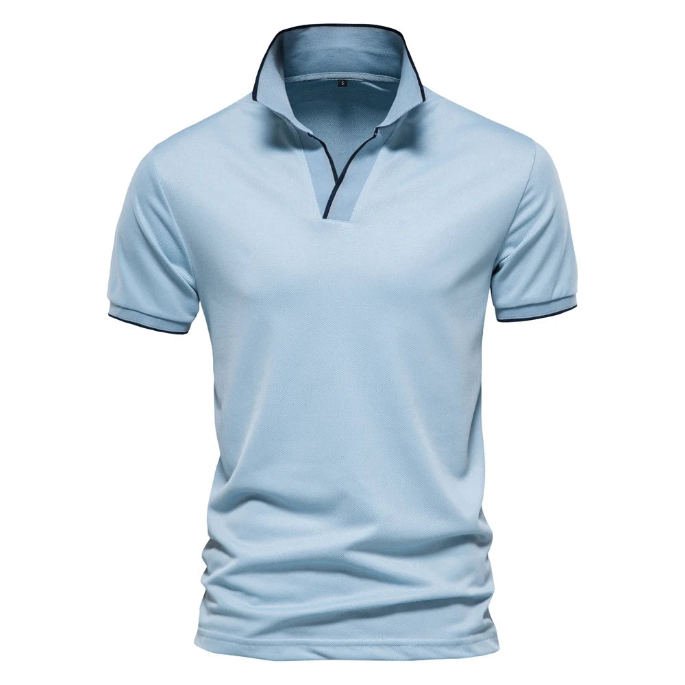 J&M Paris™ | Polo pour Homme à Col en V