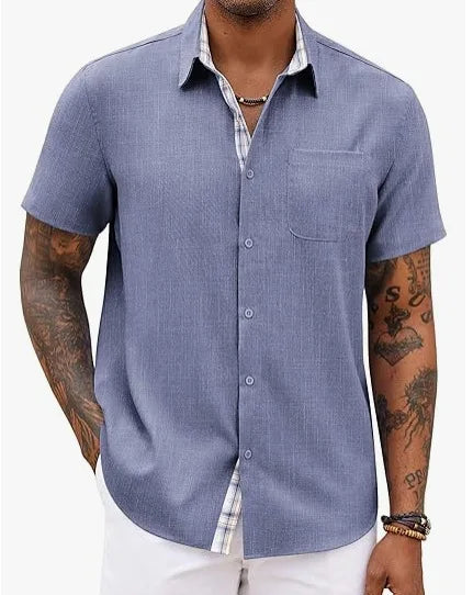 Jean™ | Chemise d'Été Élégante aux Détails Classiques