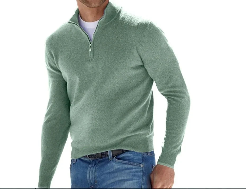 Jean™ | Pull décontracté à demi-zip