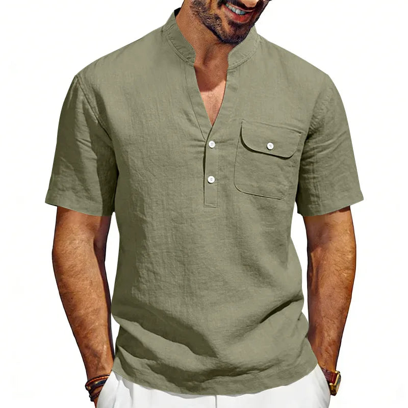 Jean et Marcel™ | Chemise Homme Élégante avec Poche Poitrine
