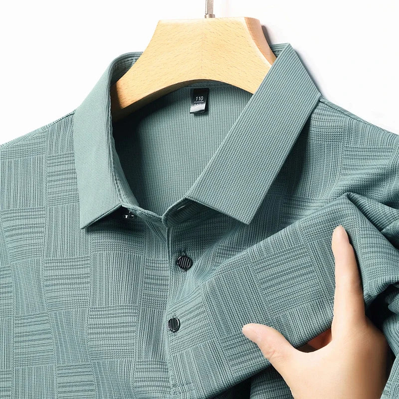 Louis™ | Polo Premium à Motif Structuré