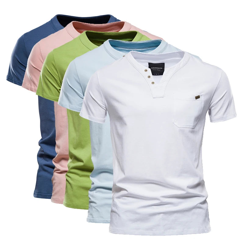Marcel™ | T-Shirt Henley Vintage pour Homme