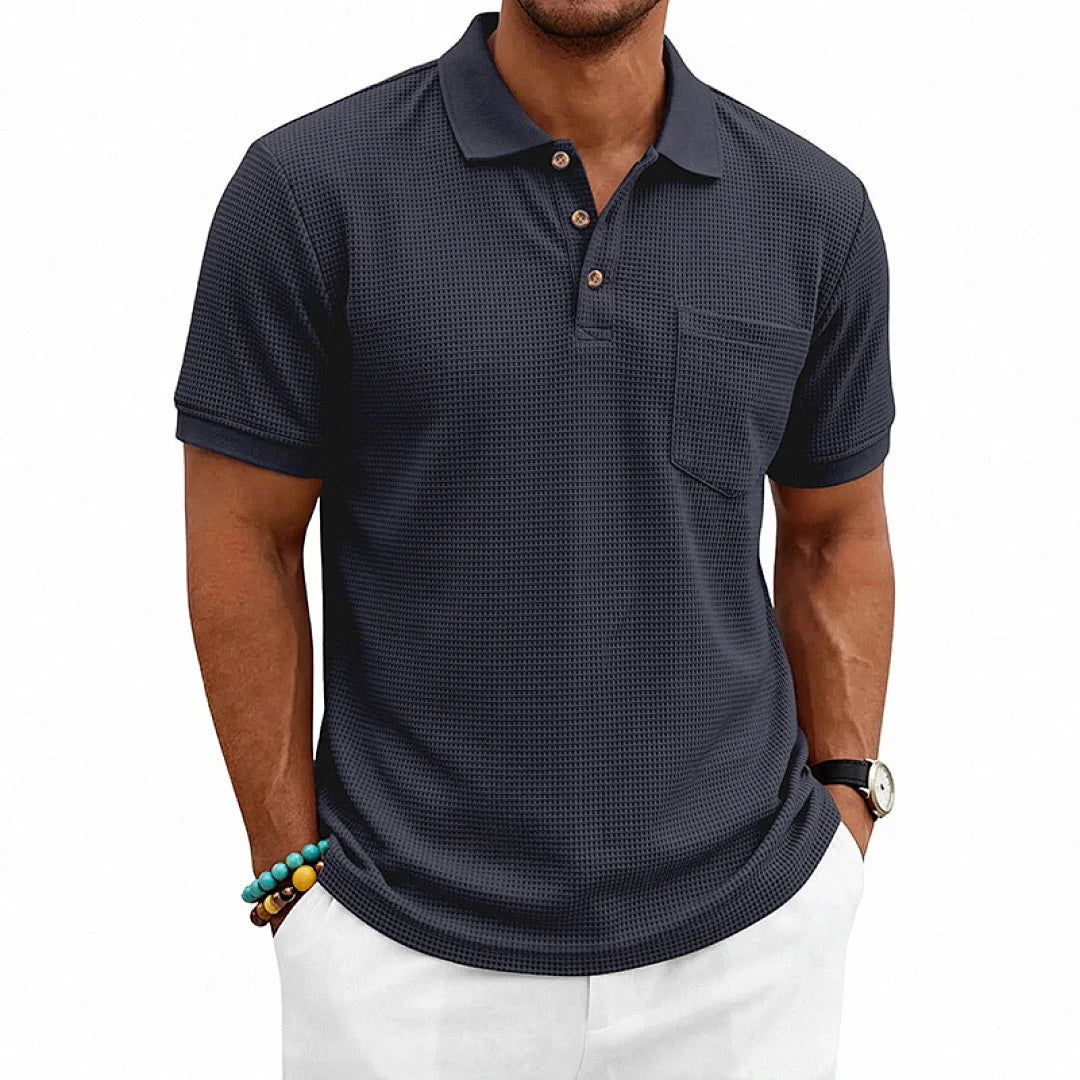 Philippe™ | Polo Premium à Texture Gaufrée