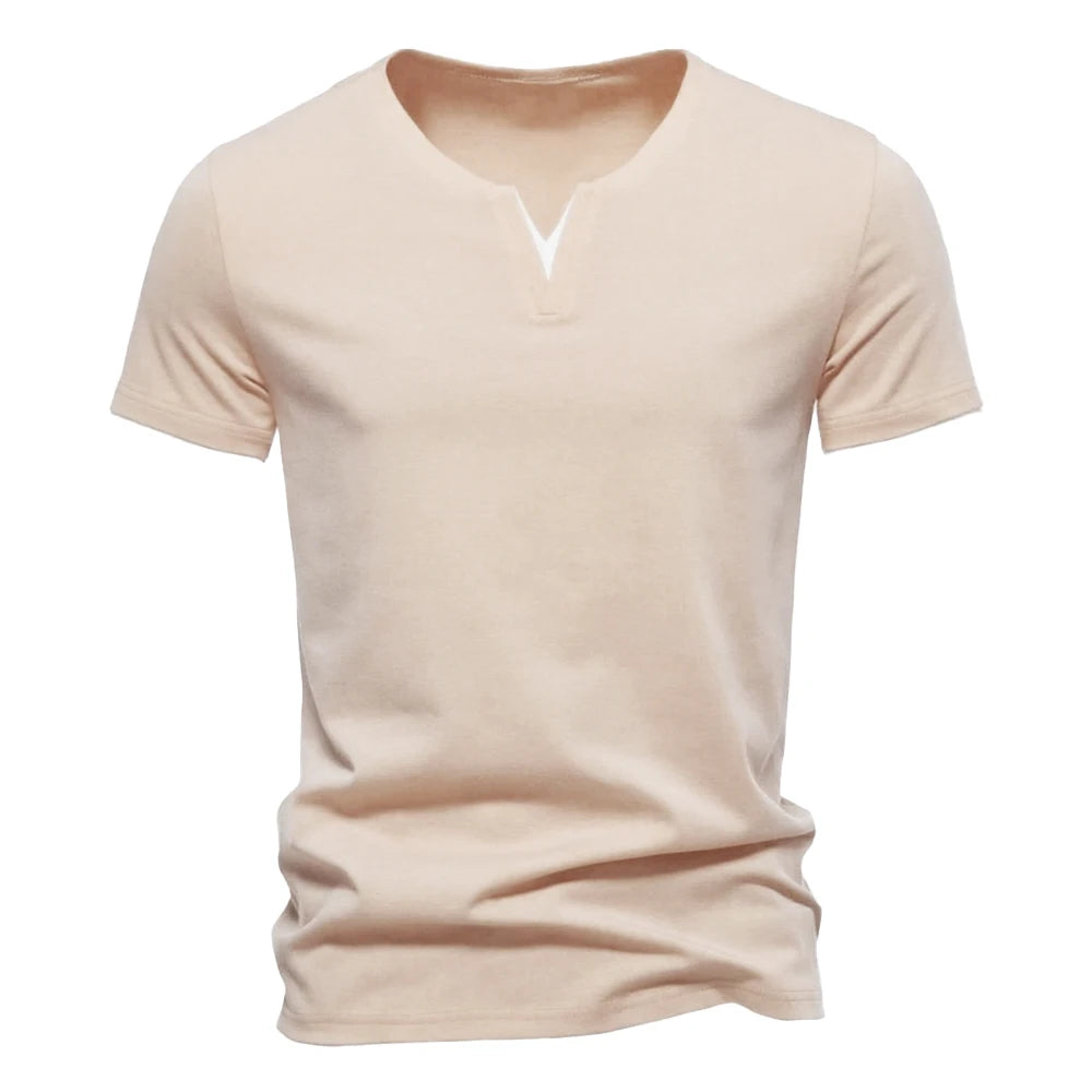 Jean et Marcel™ | T-shirt d'Été Homme à Col en V