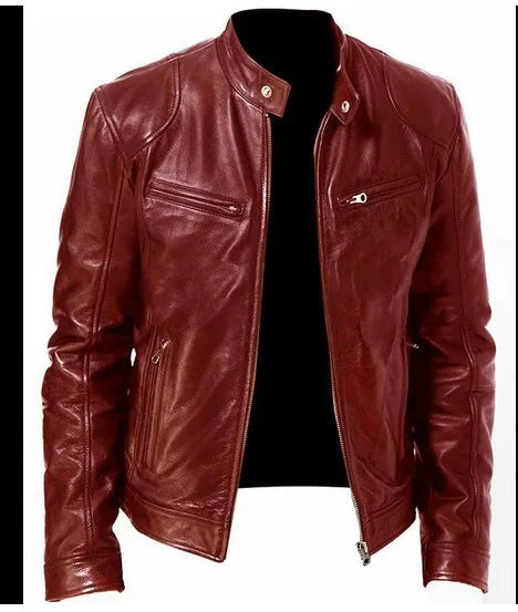 Jean et Marcel™ | Veste en Cuir Élégante & Robuste