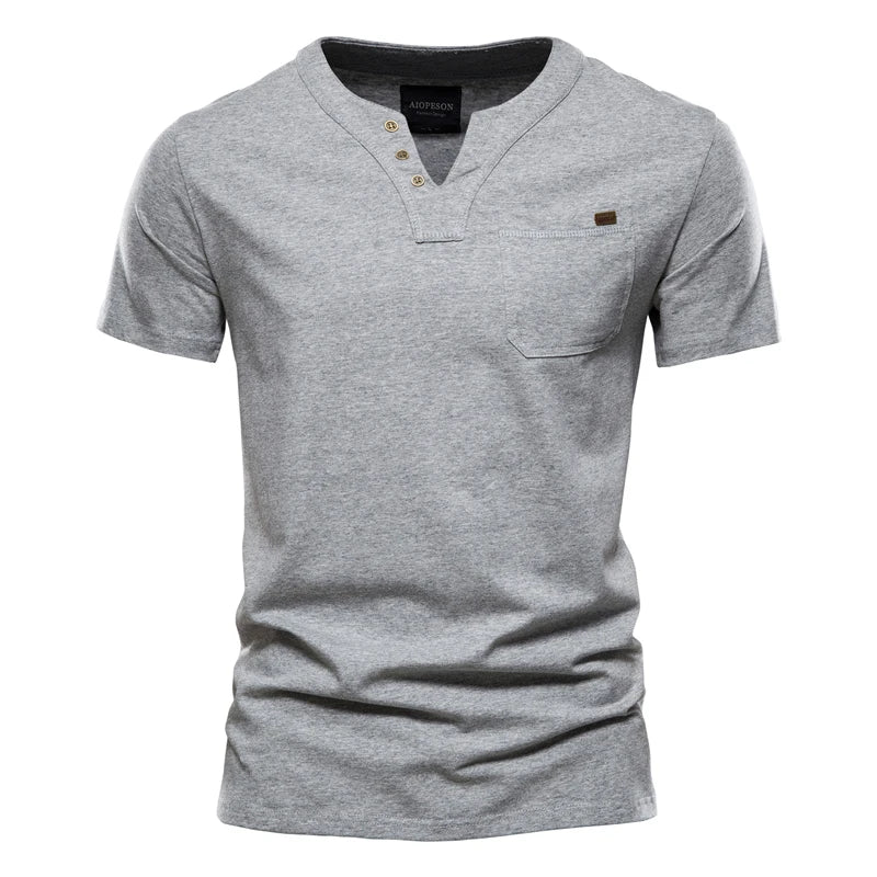 Marcel™ | T-Shirt Henley Vintage pour Homme