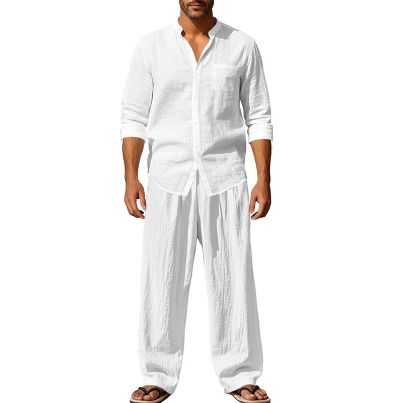 Jean et Marcel™ | Ensemble en lin confortable pour homme