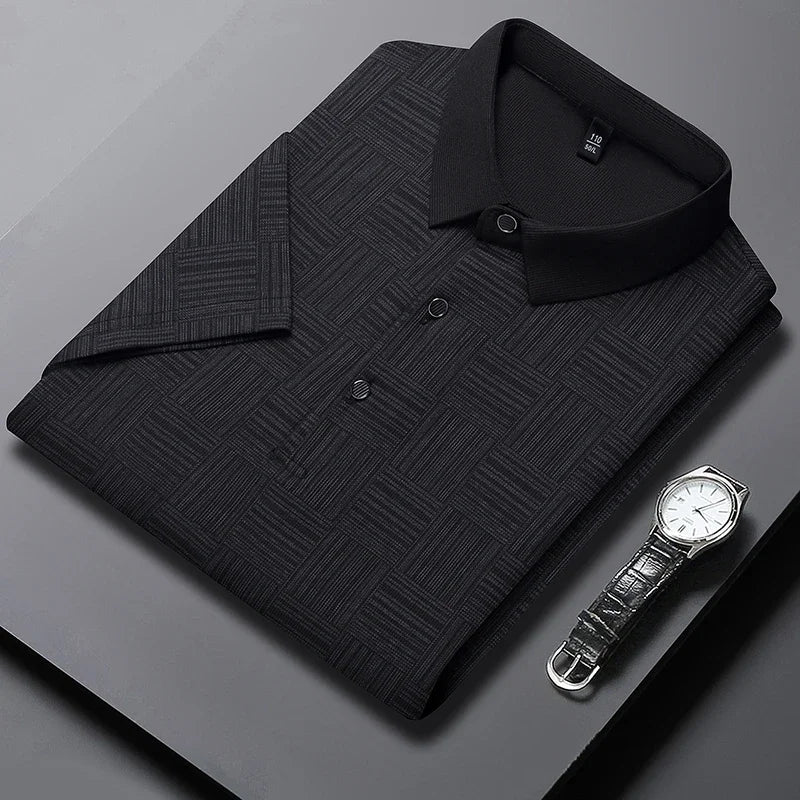 Louis™ | Polo Premium à Motif Structuré