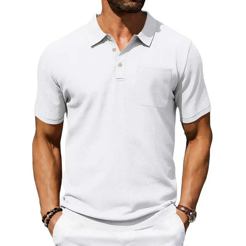 Laurent™ | Polo en Lin Intemporelle