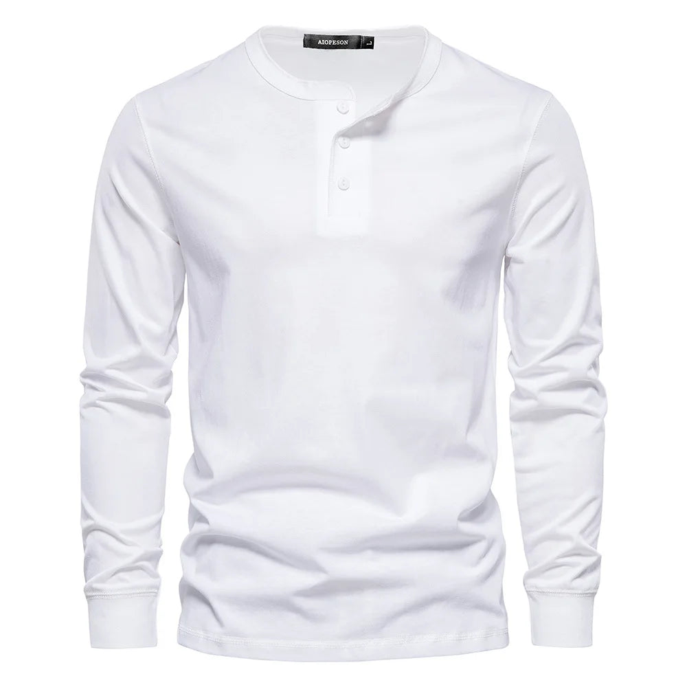 Laurent™ | Chemise Élégante en Coton à Manches Longues