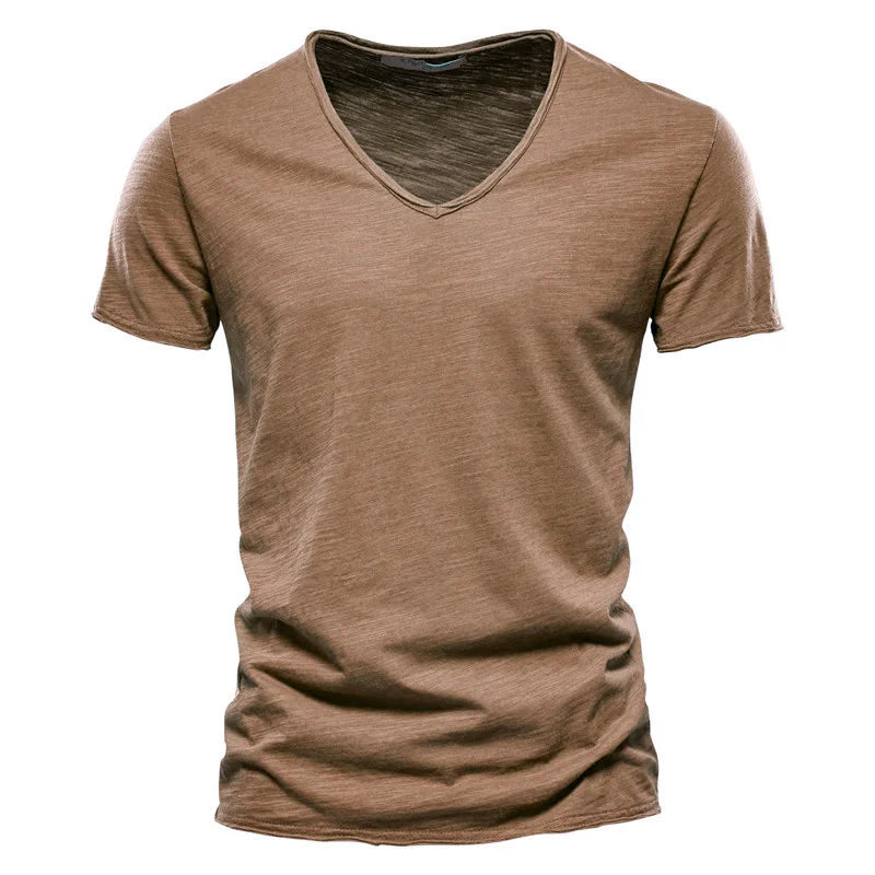 Jean™ | T-shirt d'Été en Coton à Col Rond