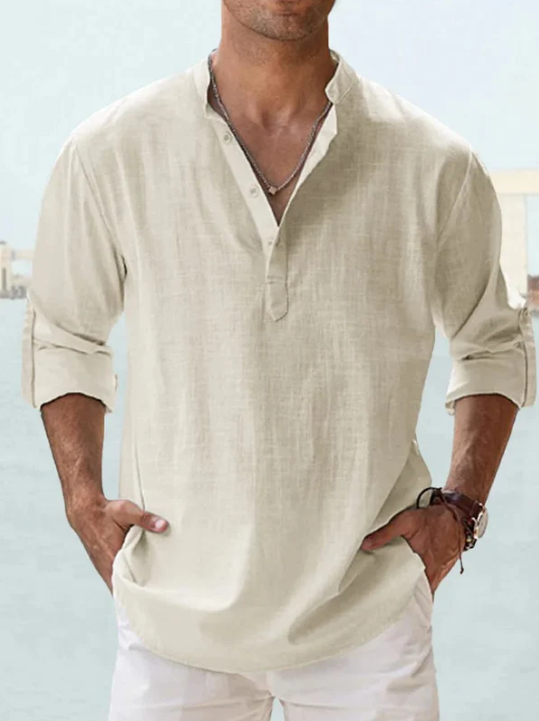 Jean et Marcel™ | Chemise en Lin Respirante pour Homme
