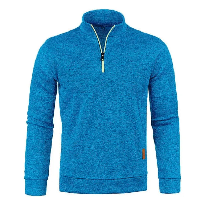 Laurent™ | Sweat-shirt Sportif Homme avec Demi-Zip