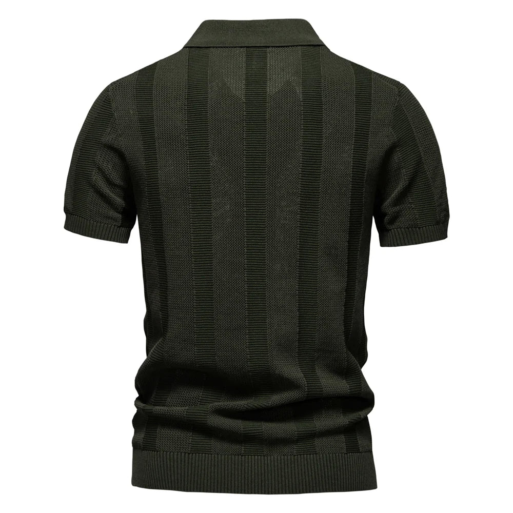 J&M Paris™ | Polo Rayé Élégant