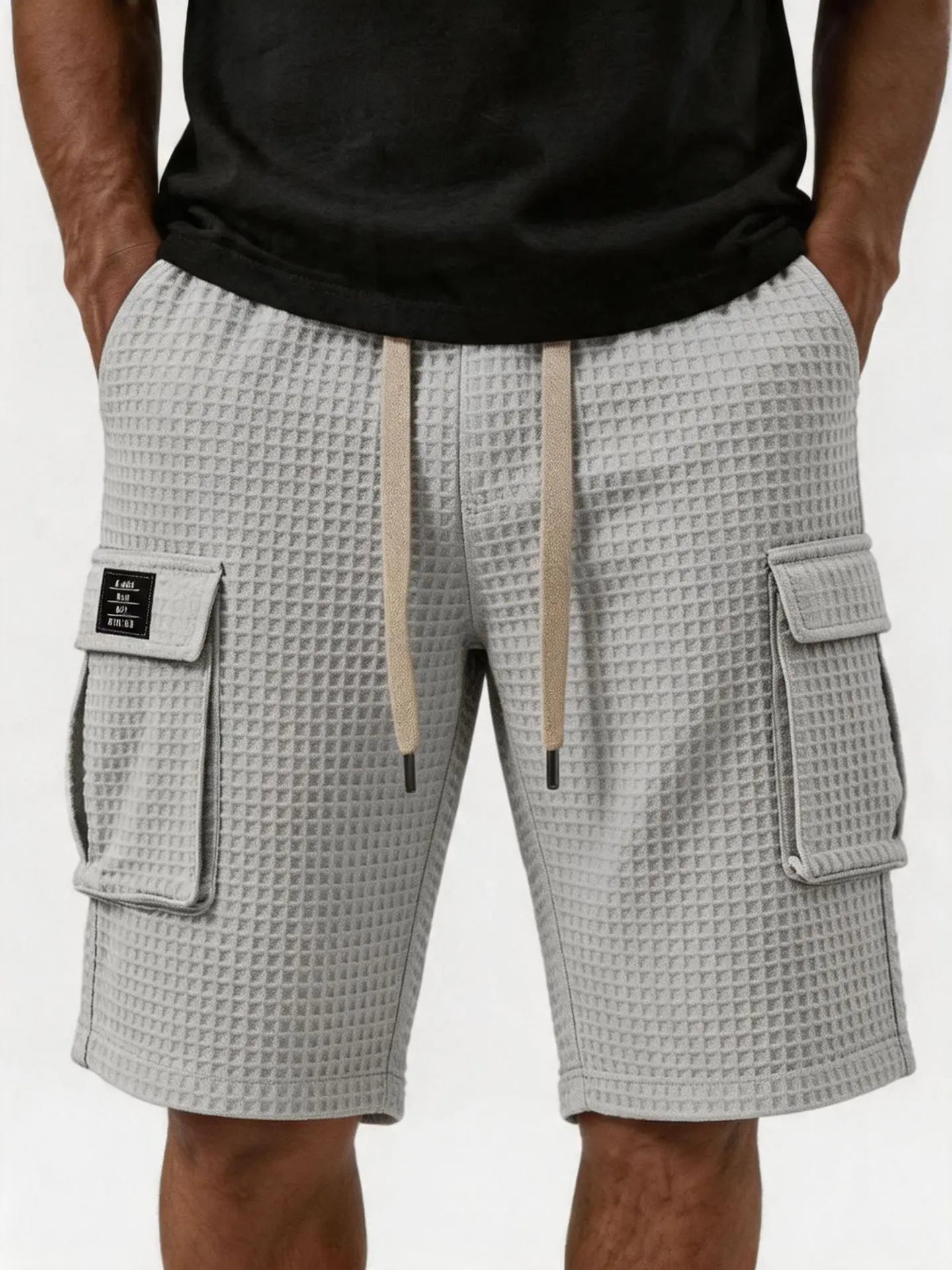 Jean et Marcel™ | Short Décontracté à Motif Gaufré