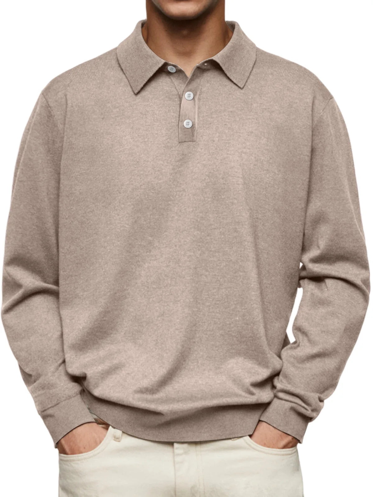 Marcel™ | Polo Casual à Manches Longues