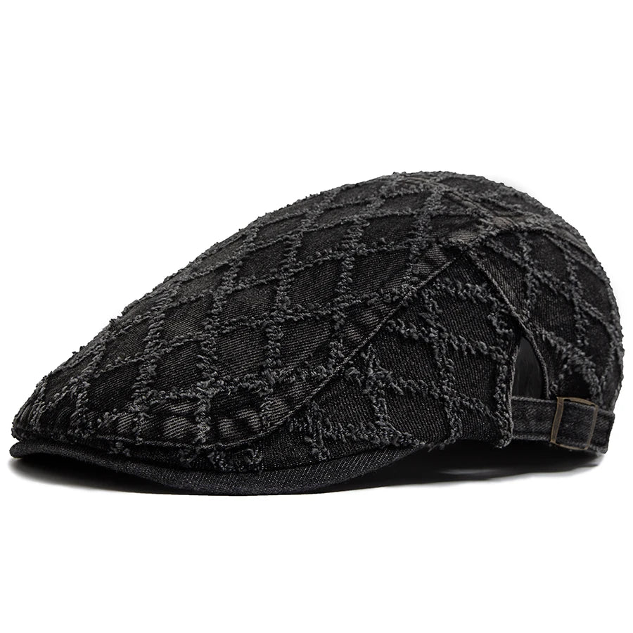Laurent™ | Casquette Homme à Motif Carreaux