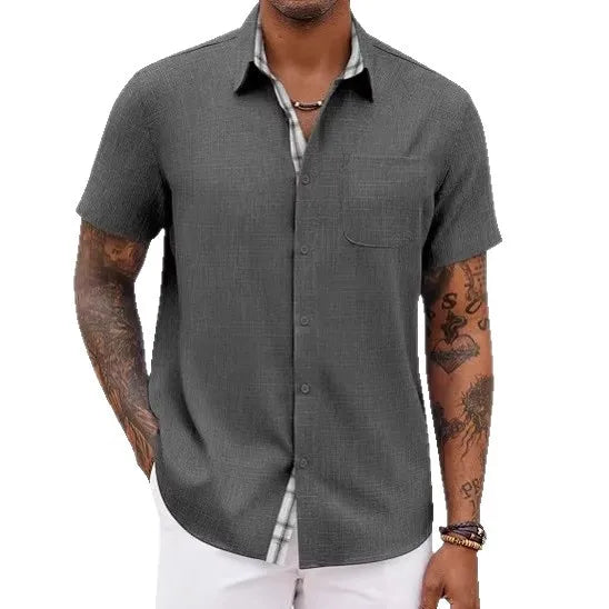 Jean™ | Chemise d'Été Élégante aux Détails Classiques