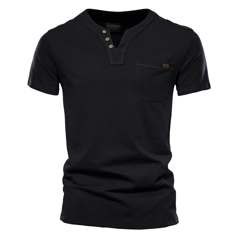 Marcel™ | T-Shirt Henley Vintage pour Homme