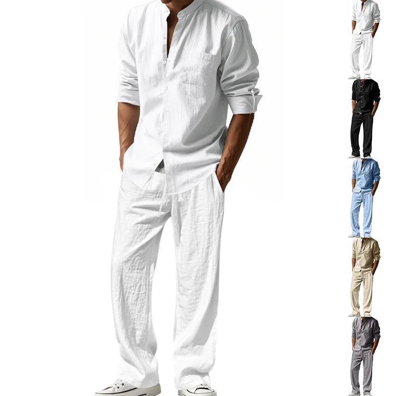 Jean et Marcel™ | Ensemble en lin confortable pour homme