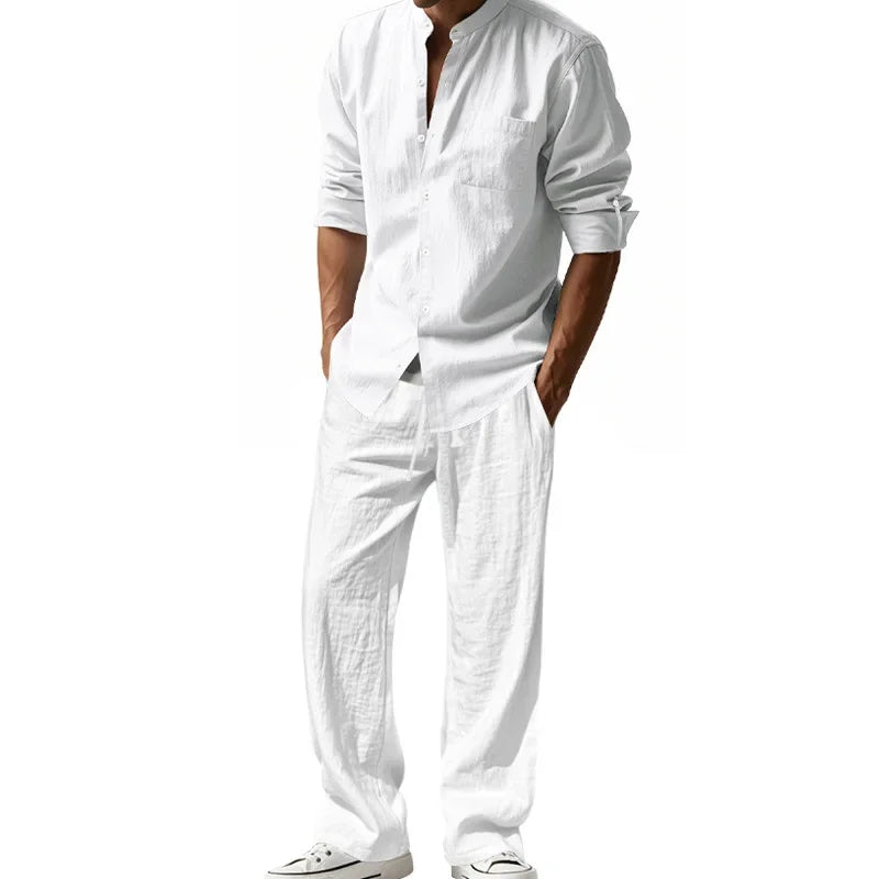 Jean™ | Ensemble Homme en Coton – Élégant & Respirant