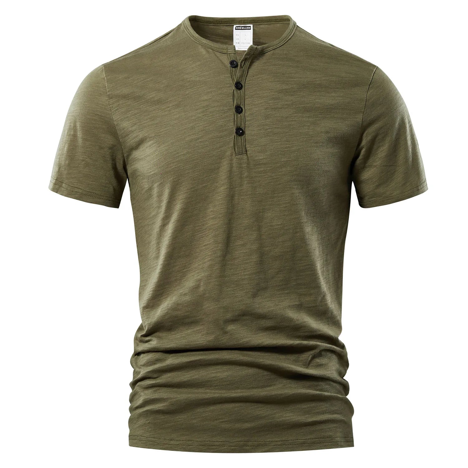 Jean™ | T-Shirt Homme Élégant à Boutonnage