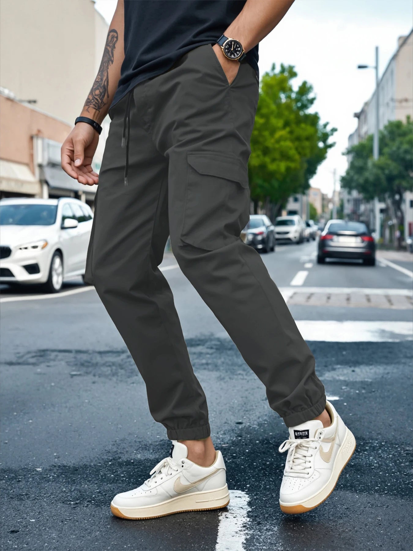 Jean™ | Pantalon Cargo Slim Fit Moderne pour Homme