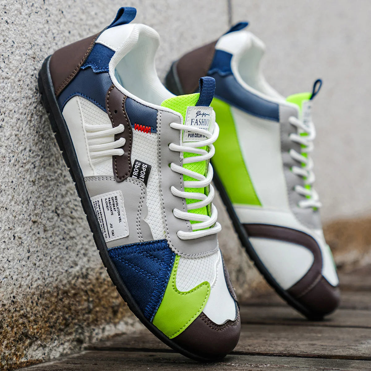 Jean™ | Baskets Rétro Colorées
