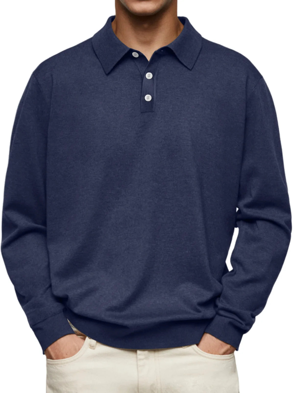 Marcel™ | Polo Casual à Manches Longues
