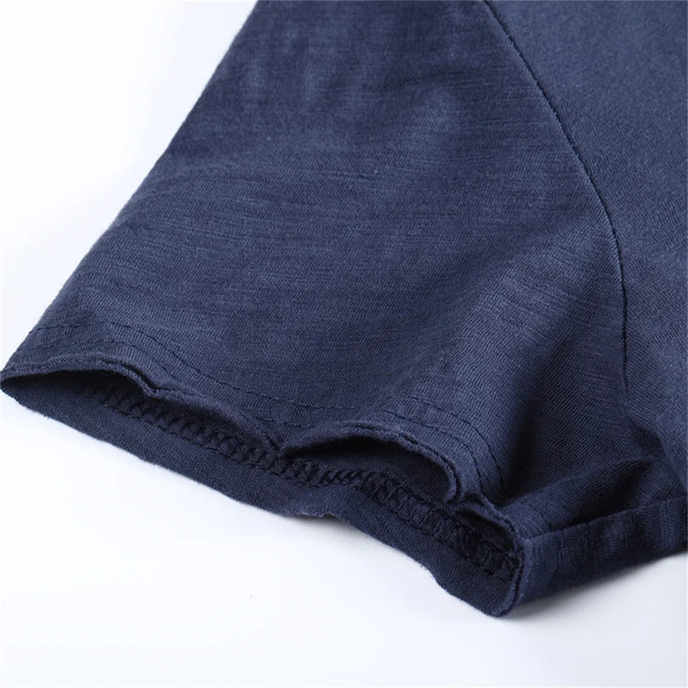 Jean™ | T-shirt d'Été en Coton à Col Rond