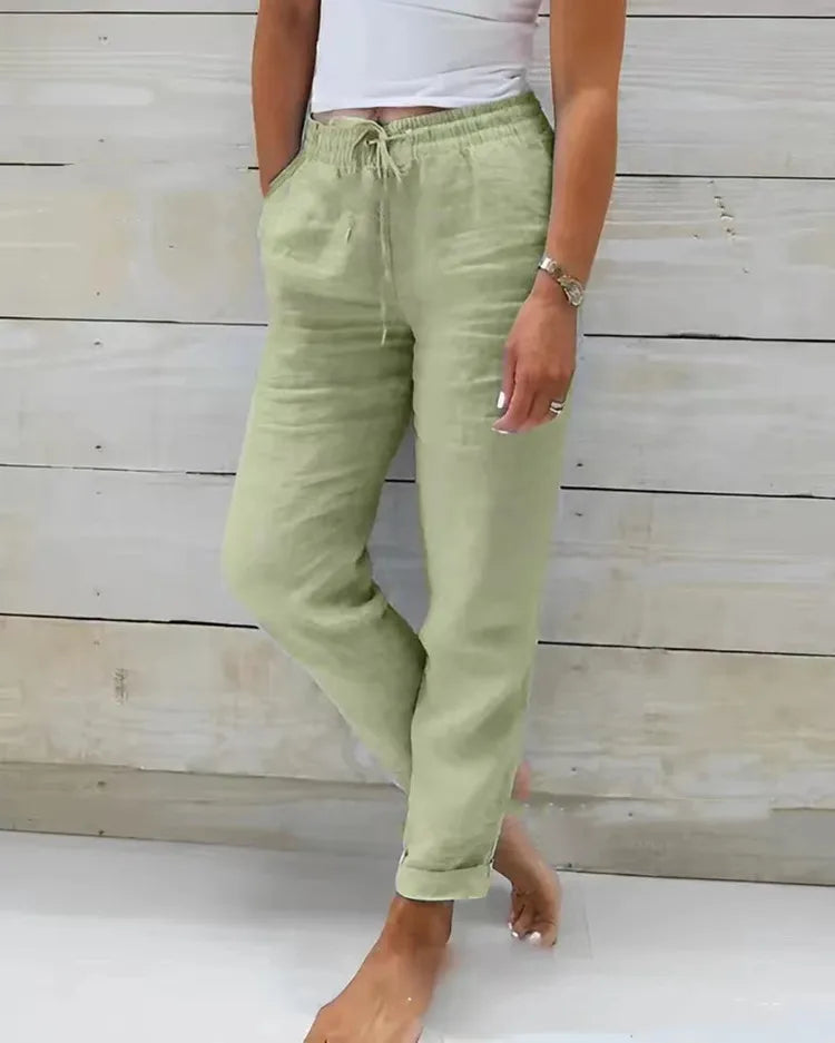Élise™ | Pantalon Femme Confort en Coton