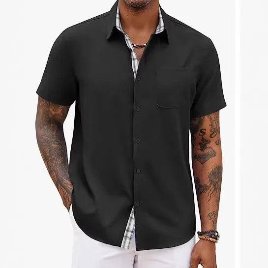 Jean™ | Chemise d'Été Élégante aux Détails Classiques