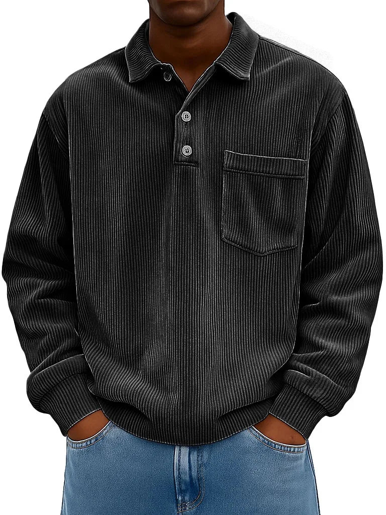Jean et Marcel™ | Chemise Polo Corduroy Élégante