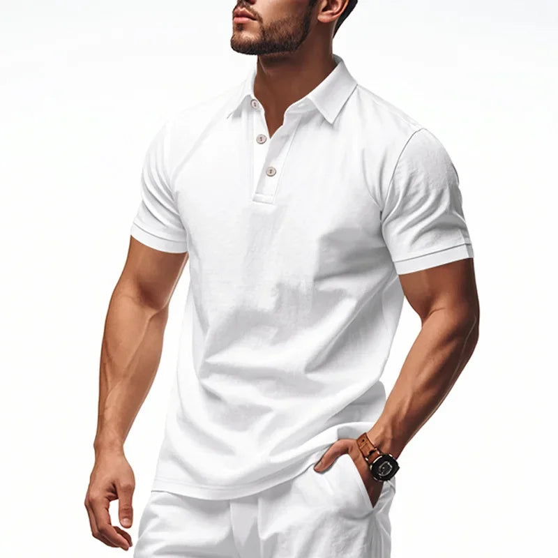 Marcel™ | Polo Décontracté en Lin