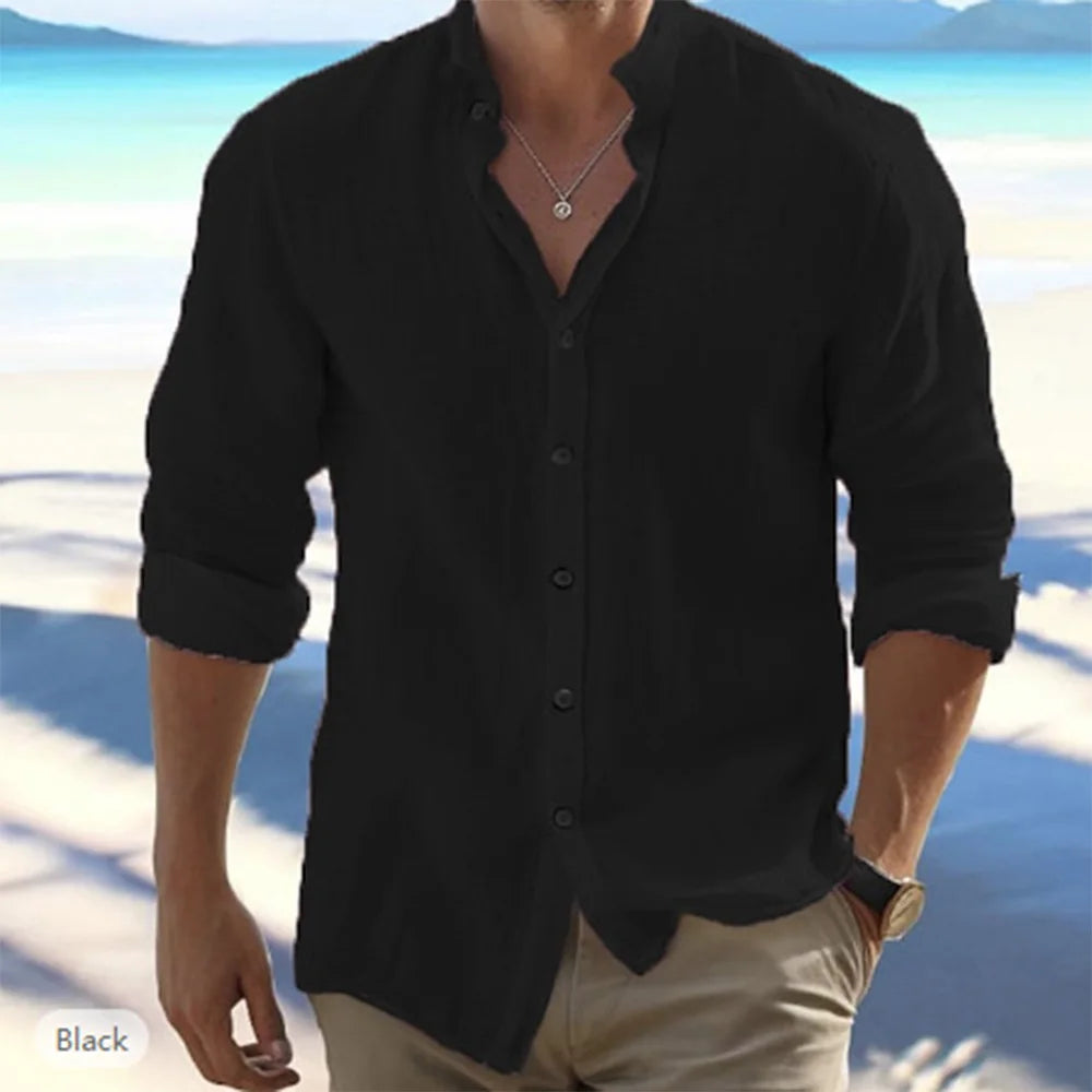 Jean™ | Chemise Homme Élégante et Respirante à Manches Longues